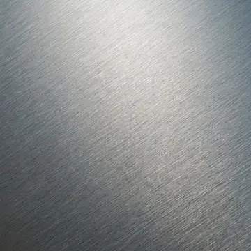 Échantillon d'inox brossé